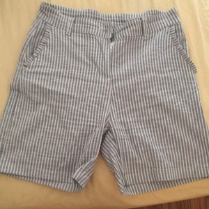 Cute shorts in blue and white made in Italy